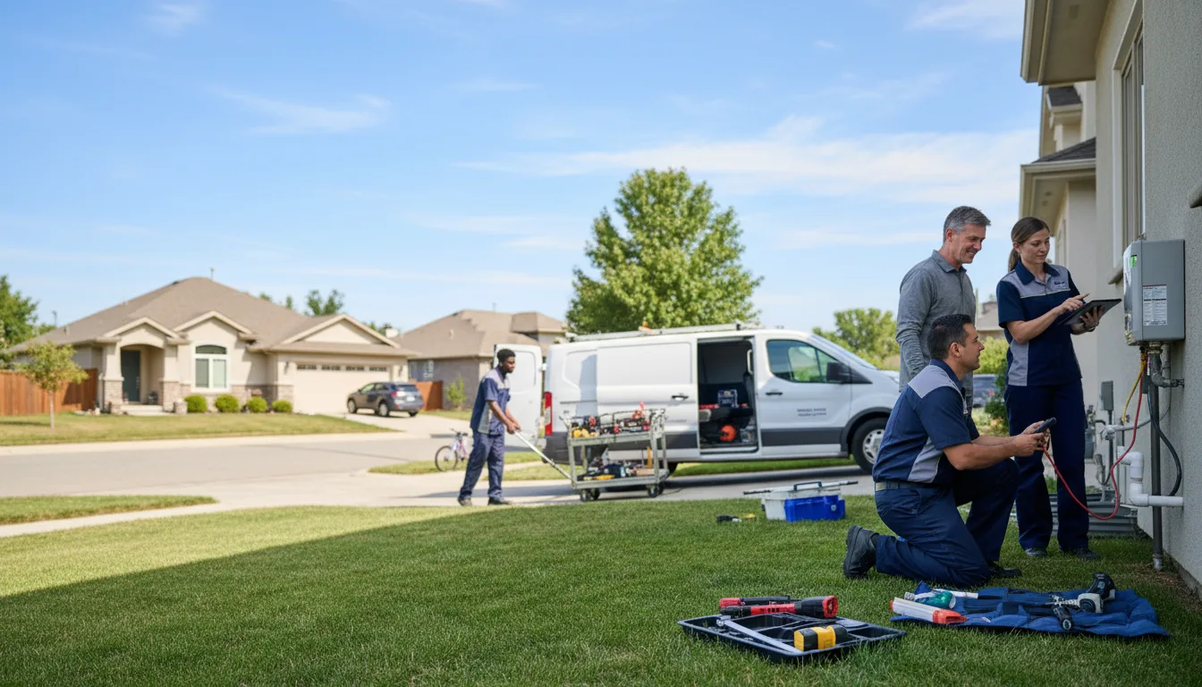 Tankless water heater service in Riverside, PA